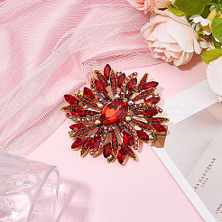 1 шт. броши из сплава со стразами JEWB-MA0001-01A