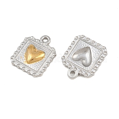 Pendentifs en acier inoxydable 304 pour la Saint-Valentin&nbsp;STAS-F366-05GP