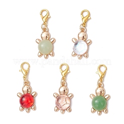 Подвесные украшения из акрилового сплава в виде черепахи HJEW-JM03730
