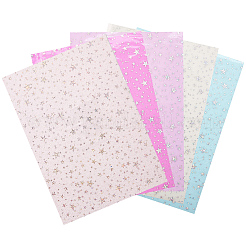 5 Stück 5 Farben PU-Lederstoffe&nbsp;DIY-CP0013-66B