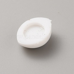 プラスチック人形クラフトの目  中空の眼球  おもちゃの DIY アクセサリー用  オーバル  空色  11x15x6mm  内径：7.5mm&nbsp;FIND-WH0427-31A-01