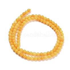 Нити из натуральных бусин из пчелиного воска G-Z100-A01-4mm