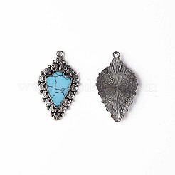 Синтетические бирюзовые подвески&nbsp;PALLOY-N157-037