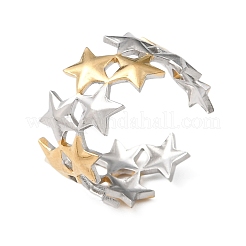 Offene Manschettenringe aus Edelstahl 304&nbsp;RJEW-P192-05A