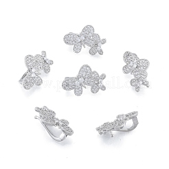 Латунные застежки из прозрачного кубического циркония KK-A165-06P