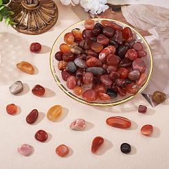 500 г окрашенных и нагретых бусин натурального агата&nbsp;G-TA0002-73A