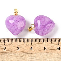 Gefärbte natürliche Jade-Anhänger&nbsp;G-J386-H14-G