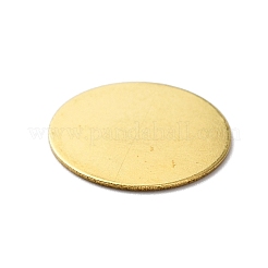 真鍮シート  ブローチ台座製作用  フラットラウンド  生（メッキなし）  15x0.5mm&nbsp;LS-FIND-WH0036-50G-02