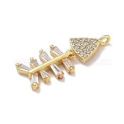Покрытие стойки латунь микропаве прозрачные подвески из кубического циркония KK-G515-23G