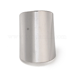 Открытое кольцо-манжета из нержавеющей стали марки 304 RJEW-Z015-02P