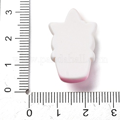 Единорог тема мультфильм смола декоден кабошоны CRES-Z011-02F