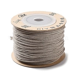 ポリエステルツイストコード  ラウンド  DIYのジュエリーには  アンティークホワイト  1mm  約49.21ヤード（45m）/ロール&nbsp;OCOR-G015-01A-36