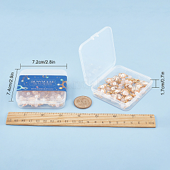 天然ローズクォーツペンダント  合金製ペンダントと真鍮カニカン付き  ゴールドカラー  38mm  ペンダント：27x13x7mm  20個/箱&nbsp;HJEW-SC0001-01G