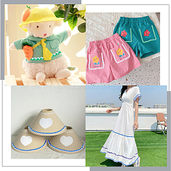 Лента из полиэстера с волнистой бахромой длиной 16 м. OCOR-GF0003-04D