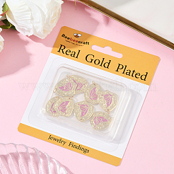 Подвески из латуни с эмалью&nbsp;KK-BBC0020-68