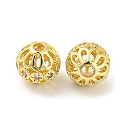 Perline zirconi micro pave  in ottone&nbsp;KK-H452-26G