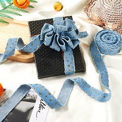 5 ярд полиэстеровой ленты для тиснения с 3D-звездой и золотом&nbsp;OCOR-TAC0023-14B