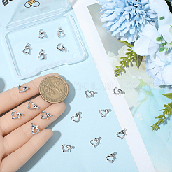 20 шт. латунные застежки-лобстеры&nbsp;KK-BBC0022-44P