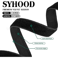 Односторонняя бархатная лента толщиной 3/8 дюйм OCOR-BC0014-9.5mm-003