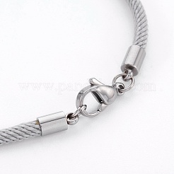 Création de bracelet en cordon de coton tressé&nbsp;MAK-L018-03A-07-P
