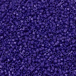 MIYUKIデリカビーズ小  シリンダー  日本製シードビーズ  15/0  （dbs0726)不透明コバルト  1.1x1.3mm  穴：0.7mm  約175000個/袋  50 G /袋&nbsp;SEED-X0054-DBS0726