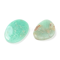 Натуральный овальный пальмовый камень хризопраз G-H254-07