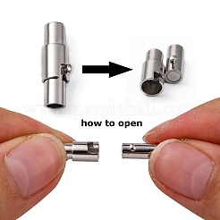 Латунная фиксирующая трубка магнитные застежки&nbsp;LS-MC079