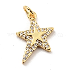 Латунные микро проложить кубического циркония подвески KK-E015-30G