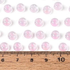 Внутри цветные прозрачные стеклянные бусины&nbsp;SEED-T009-01J