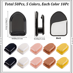 50 шт. 5-цветный самоклеящийся крючок для подголовника автомобиля из АБС-пластика&nbsp;FIND-CP0002-52