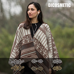 24 шт. 6-х стилевые застежки-кнопки из сплава FIND-DC0005-13