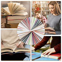 48 Stück 24 Farben Stoff-Buchstirnbänder&nbsp;DIY-CP0013-87