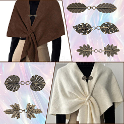 5 pince à cardigan en alliage&nbsp;AJEW-SC0004-38AB