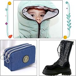 Пластиковая застежка-молния&nbsp;KY-FG0001-06