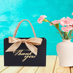 4 шт. прямоугольные бумажные пакеты с ручками и лентой&nbsp;CARB-LP0001-46