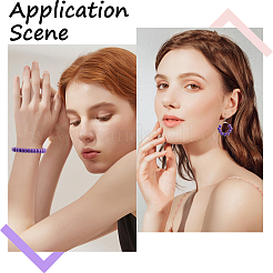 800шт непрозрачные пластиковые бусины&nbsp;KY-SP0001-47D