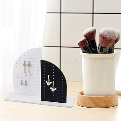 Вертикальные акриловые серьги с парусником EDIS-WH0029-52