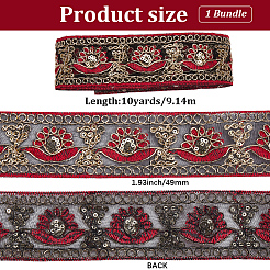 Nastri in poliestere da ricamo&nbsp;SRIB-WH20020-046B