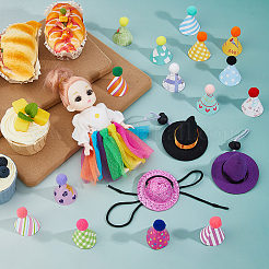 День рождения шляпа бумага торт вставка открытка украшение&nbsp;DIY-FH0010-01