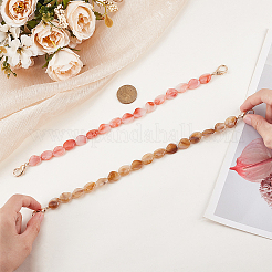 2 шт. 2-х цветные цепочные ремни для сумок&nbsp;AJEW-BM0001-09