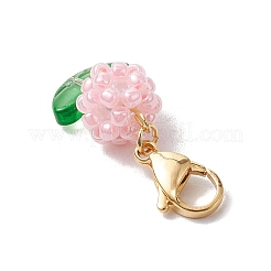 Цветочные стеклянные бусины бисерные подвески украшения&nbsp;HJEW-MZ00195