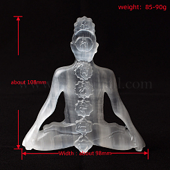 Sette chakra selenite feng shui decorazione domestica&nbsp;PW-WG84093-01