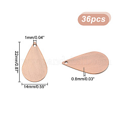 Латунные подвески&nbsp;KK-PH0005-18