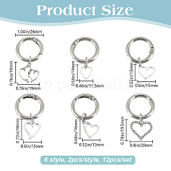 12 шт. 6 стильные подвески для обуви из сплава&nbsp;HJEW-DR00116