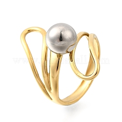 Кольца-манжеты из нержавеющей стали 304&nbsp;RJEW-V014-04GP