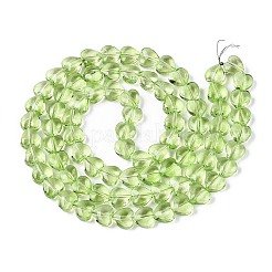 Peinture de cuisson perles de verre transparentes brins&nbsp;DGLA-N021-01A-02