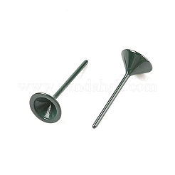 Гипоаллергенные серьги-гвоздики из биокерамики с цирконием и керамикой EJEW-C111-03A