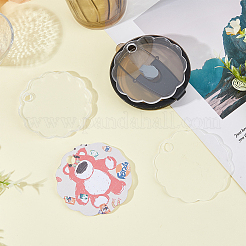 10шт акриловые большие подвески OACR-DC0001-23A