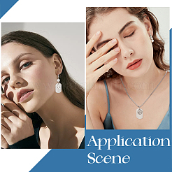 201 нержавеющая сталь штампованные пустые бирки подвески&nbsp;STAS-SC0008-97P-01