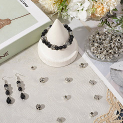 100 шт. 10 стиля сплава европейских бусин FIND-SP0003-96